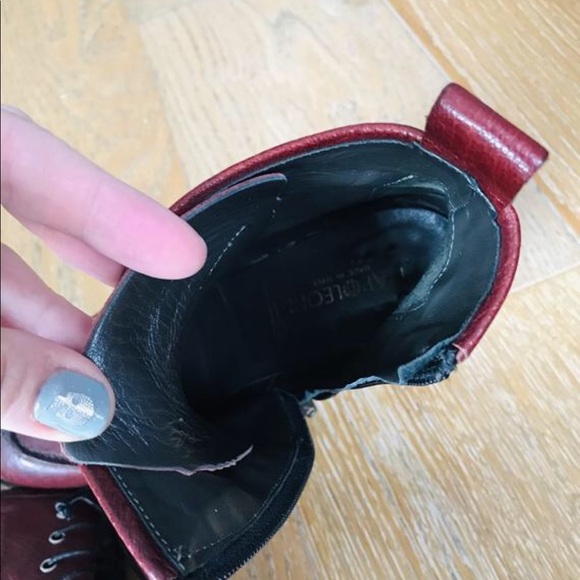 NAPOLEONI OxBlood Granny Boots - Picture 7 of 8